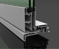 Cutaway section of the Pacific Thermal Euroslider® sill