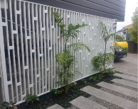 Custom design aluminium screen