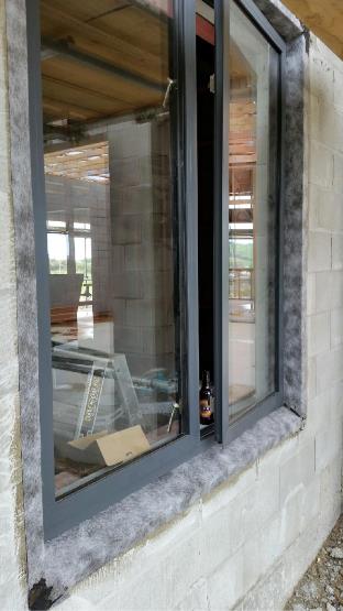ProTape can be used around masonry joinery openings where a plastered finish is required.