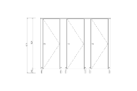 Our Classic Range offers a more traditional toilet cubicle solution, ideal for a wide variety of commercial and public bathroom solutions.
