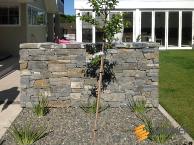 Freestanding wall in Nelson, installed by Tim Edwards