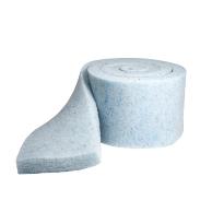 Acoustic insulation blanket that reduces sound transmission through ceiling cavities.