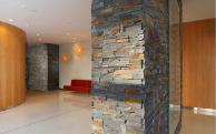 SUMNER Basalt schist was used in the entrance of the Scene 2 Apartments in downtown Auckland.