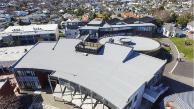 Duo HT 4 Slates/F C180 FC cap sheet as a part of a Duotherm roofing system on Rangi Ruru Girls School in Christchurch. Finished in 2015