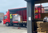 The Cubb being picked up ready for delivery