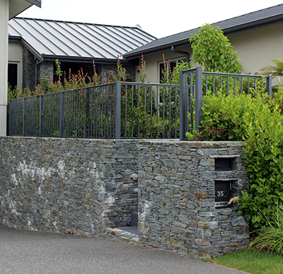 Homestead Balustrade in New Denim Blue Powder coat colour