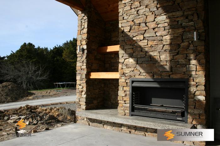 This is a good example of how to incorporate an exterior fire