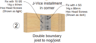 J Vice Double Joist detail