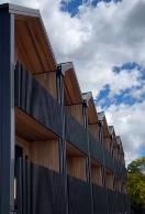 30/70 Vertical Aluminium Battens on Apartments.