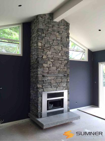 SUMNER Otago Grey inside fireplace